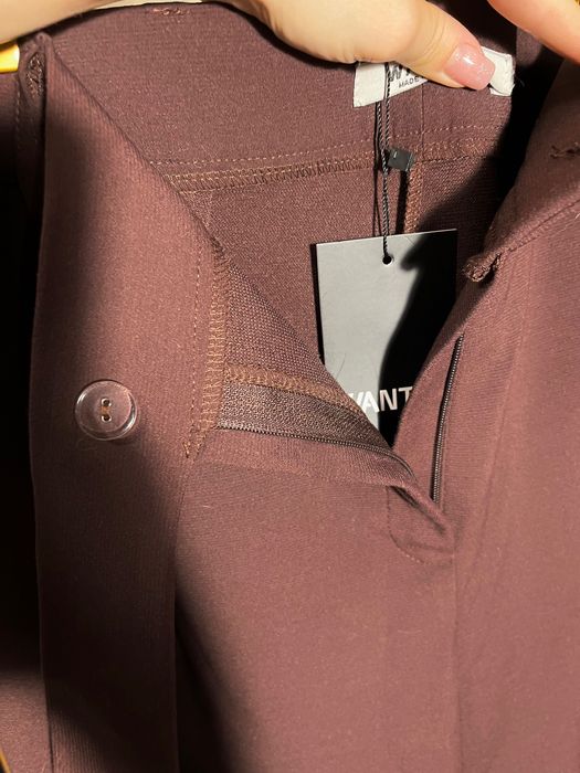 М Л новые с бирками Палаццо брюки шоколадный цвет широкие wide leg