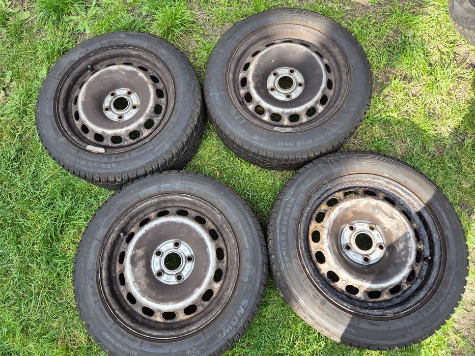 Koła zimowe 5x112 205/55R16 8mm bieżnik 2023rok Audi VW Seat Skoda