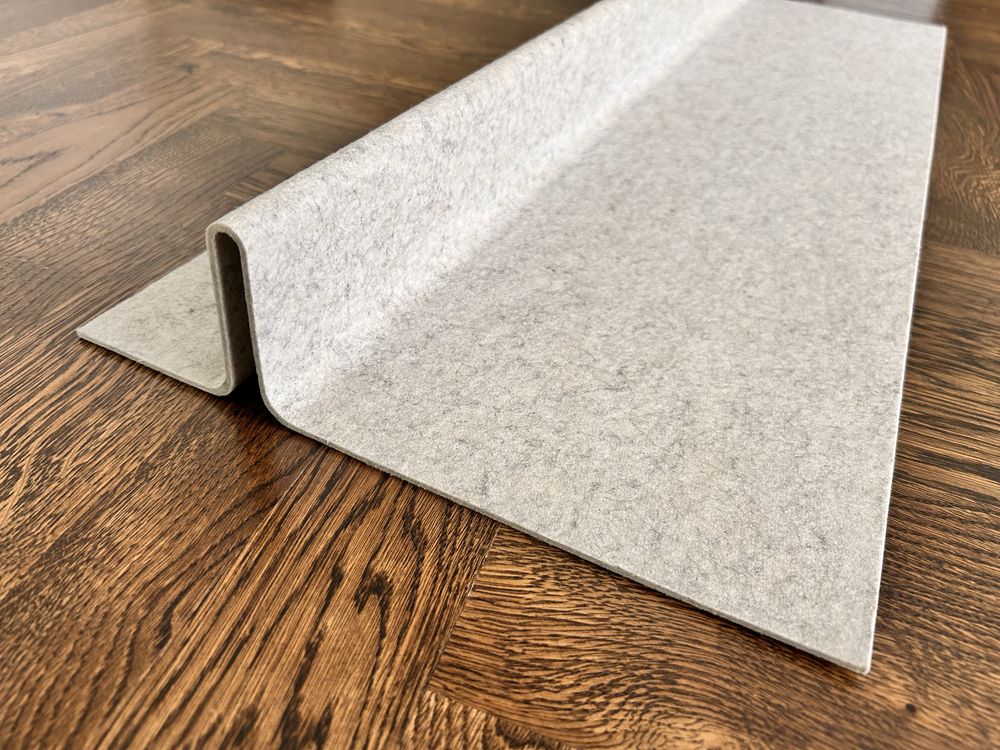 Wkład filcowy na buty Ikea Komplement 80x30 cm jasnoszary