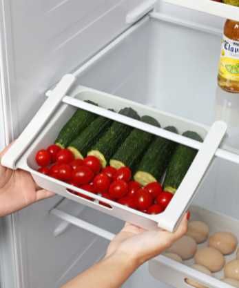 Подвесная полка-контейнер в холодильник для яиц на 12шт