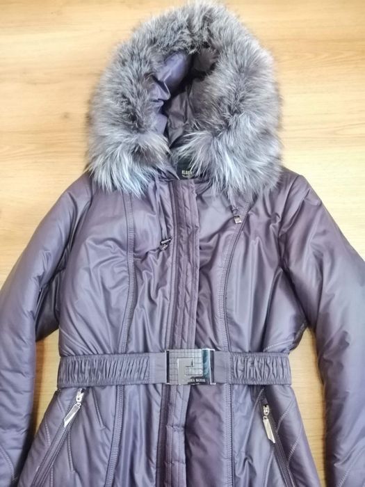 Зимове пухове пальто