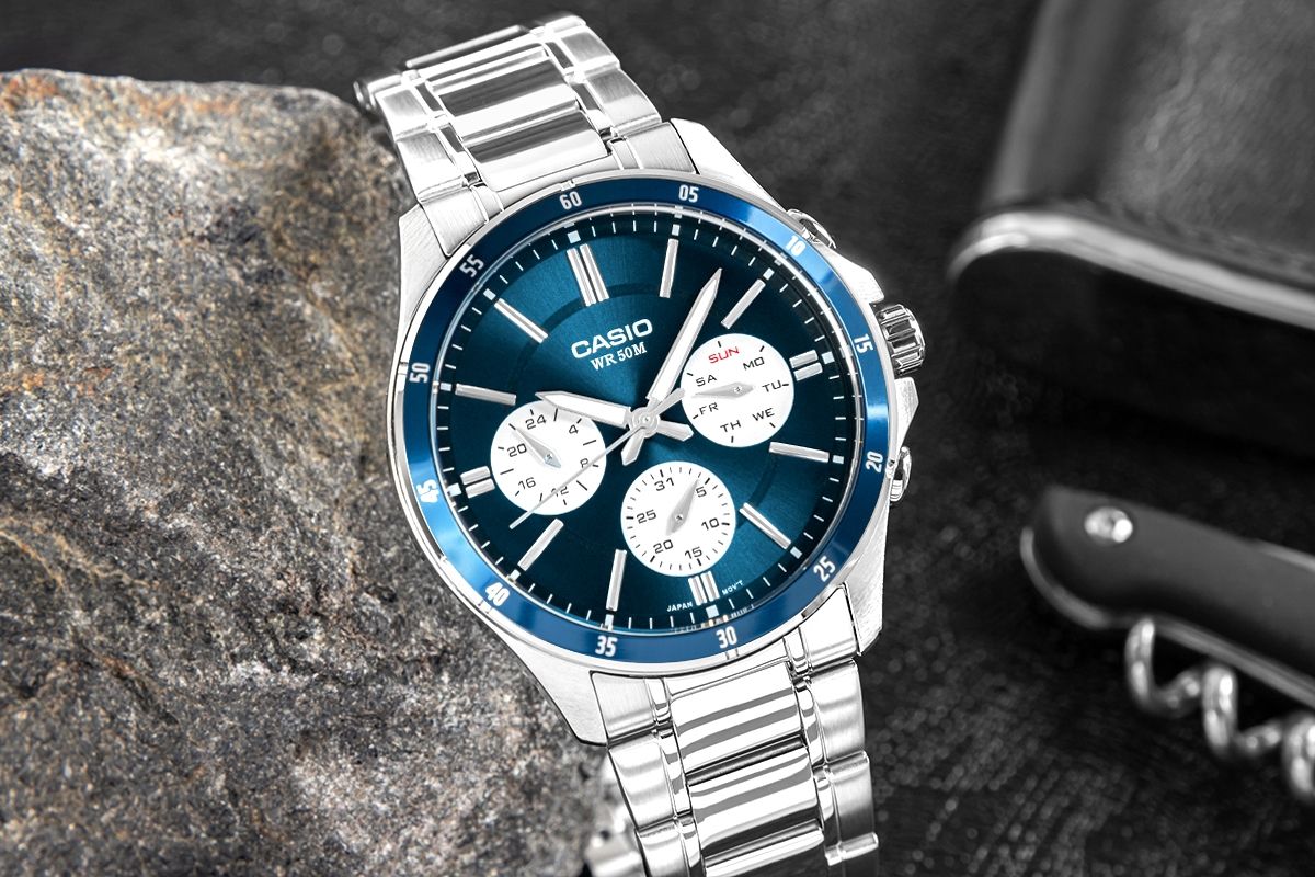 zegarek męski casio mtp-1374d-2a3vdf + box