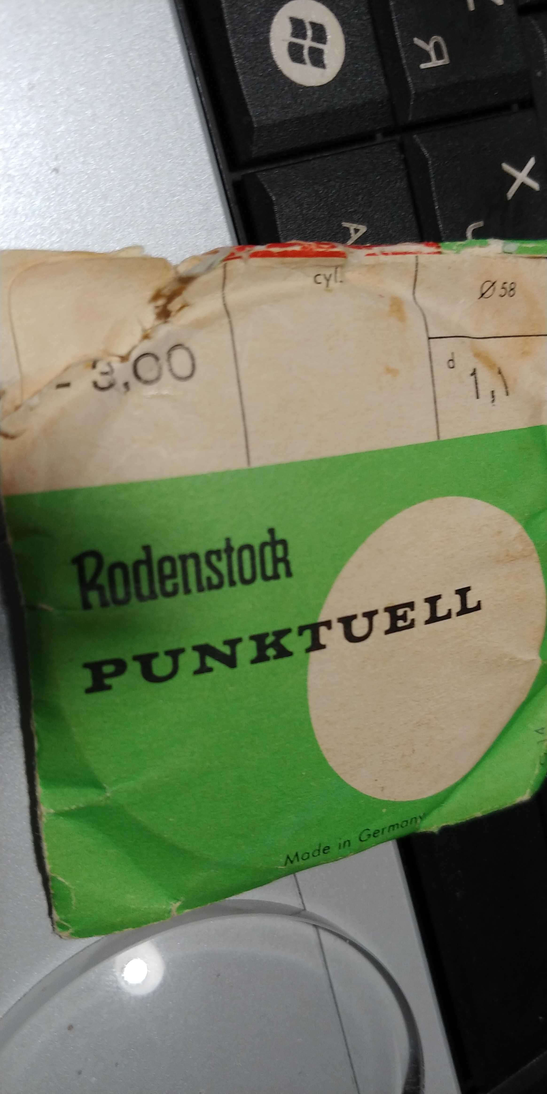 Линза для очков -3.  Rodenstock   Punktuell. Германия. Новая.