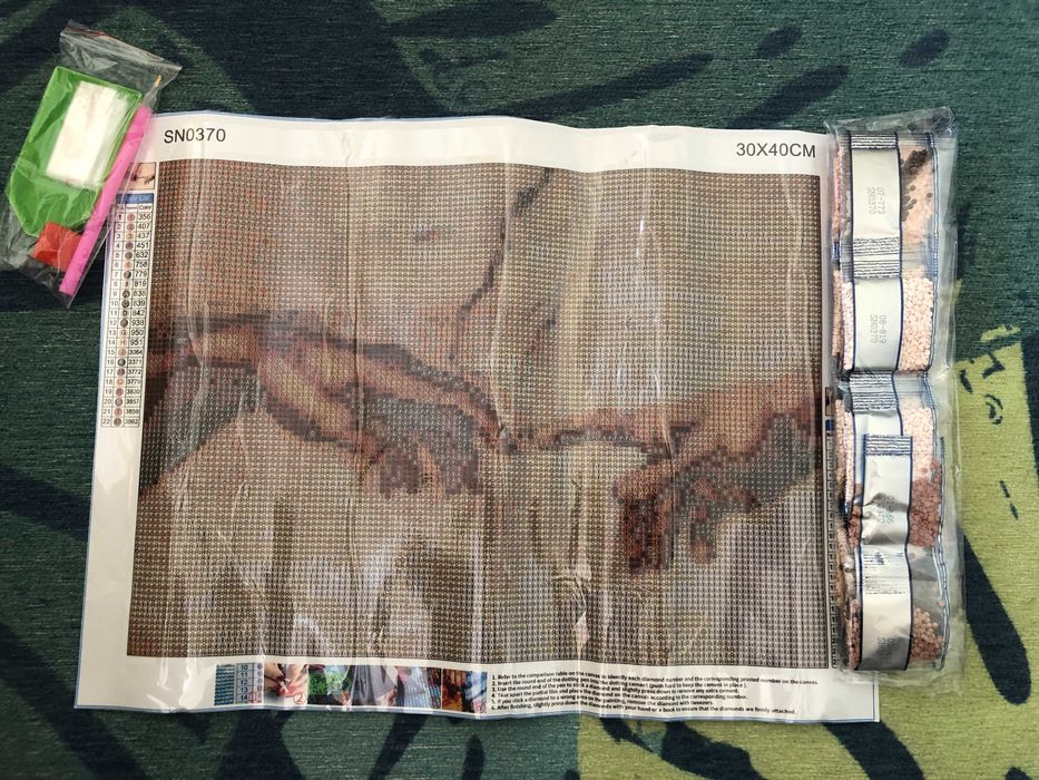 Kit diamond painting novo