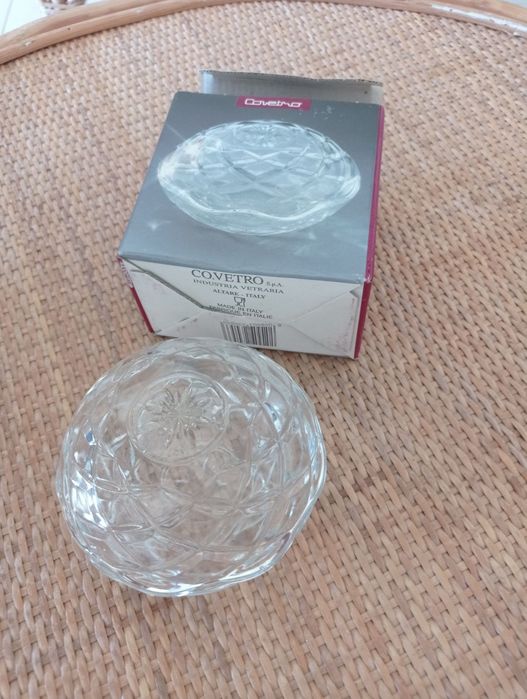 Bomboneira de cristal Covetro