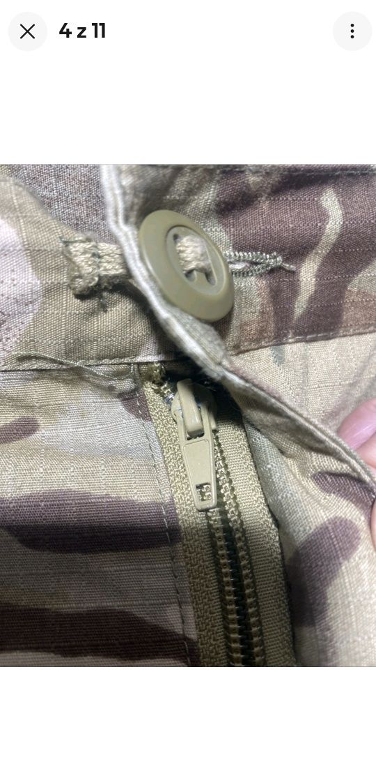 Spodnie na ryby lub do lasu Highlander HMTC Multicam  106cm w pasie
