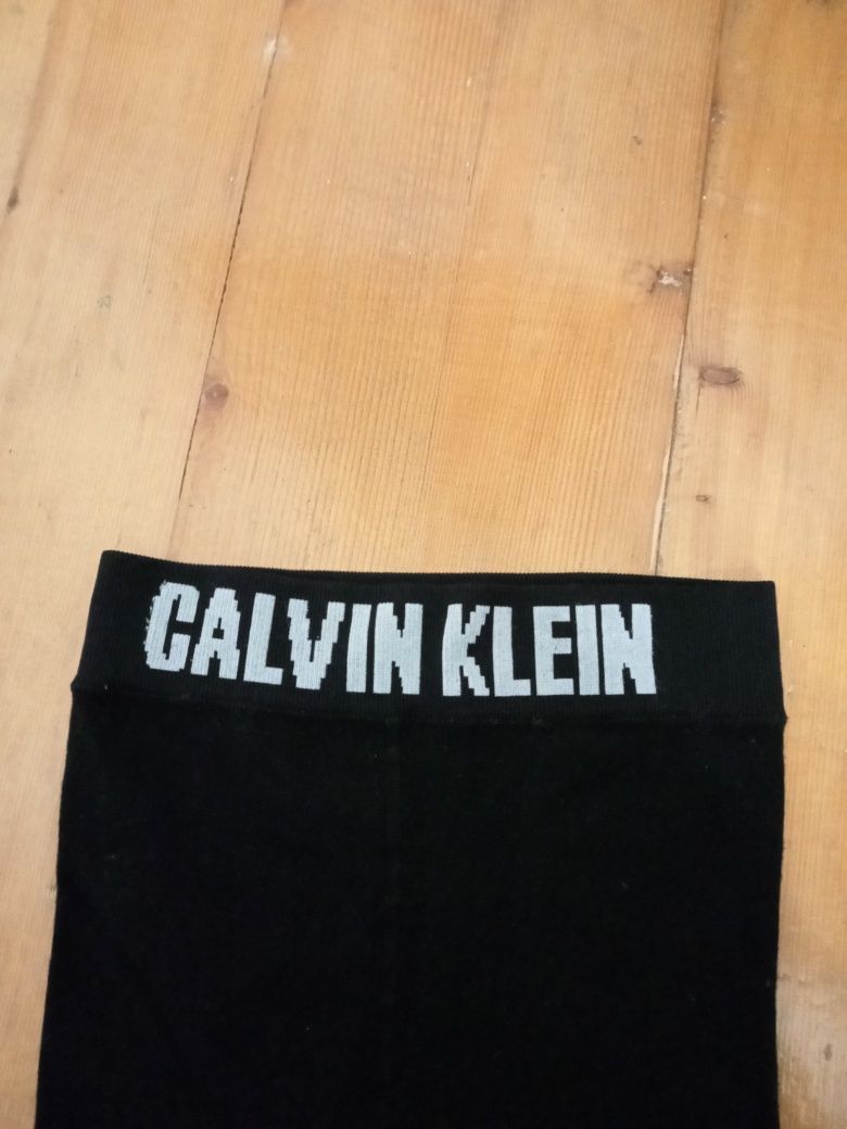 Calvin Klein czarne legginsy L