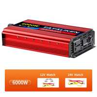 Inversor 12V - 220V 6000W * DC/AC * NOVO * ONDA PURA *