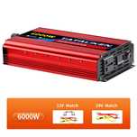 Inversor 12V - 220V 6000W * DC/AC * NOVO * ONDA PURA *
