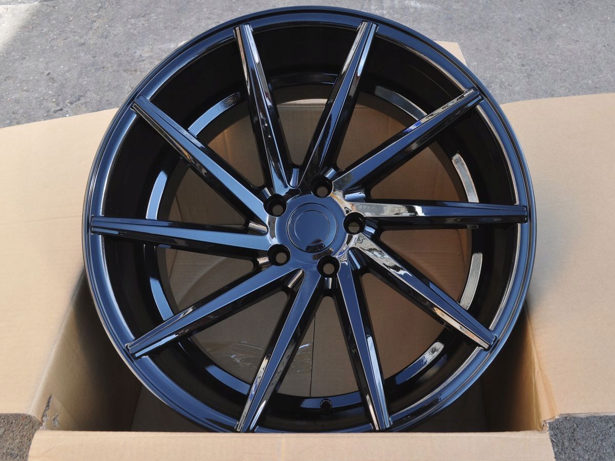 Czarne felgi R18 5x110 Opel Astra H Corsa E OPC Chrysler 200 Fiat 500X