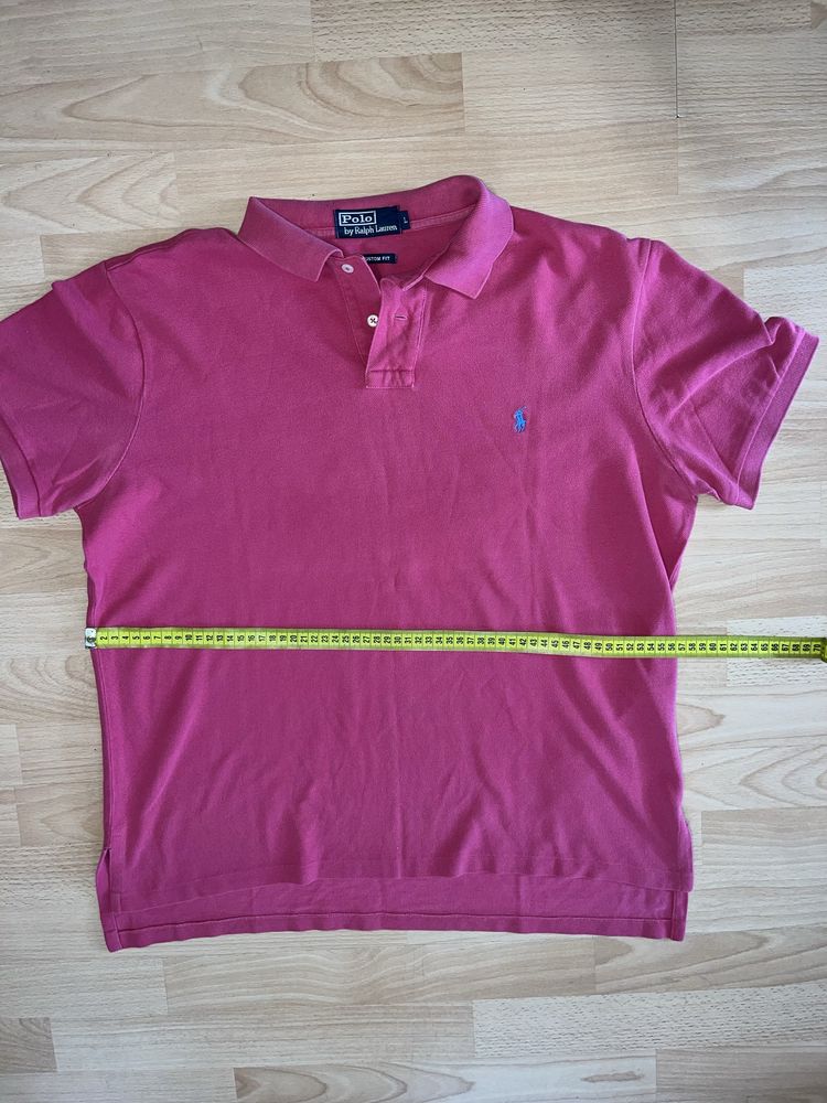 Koszulka polo Ralph Lauren różowa oryginalna
