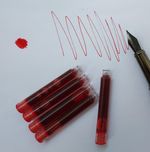 Recarga/Cartuxos Tinta Vermelha - 3.4