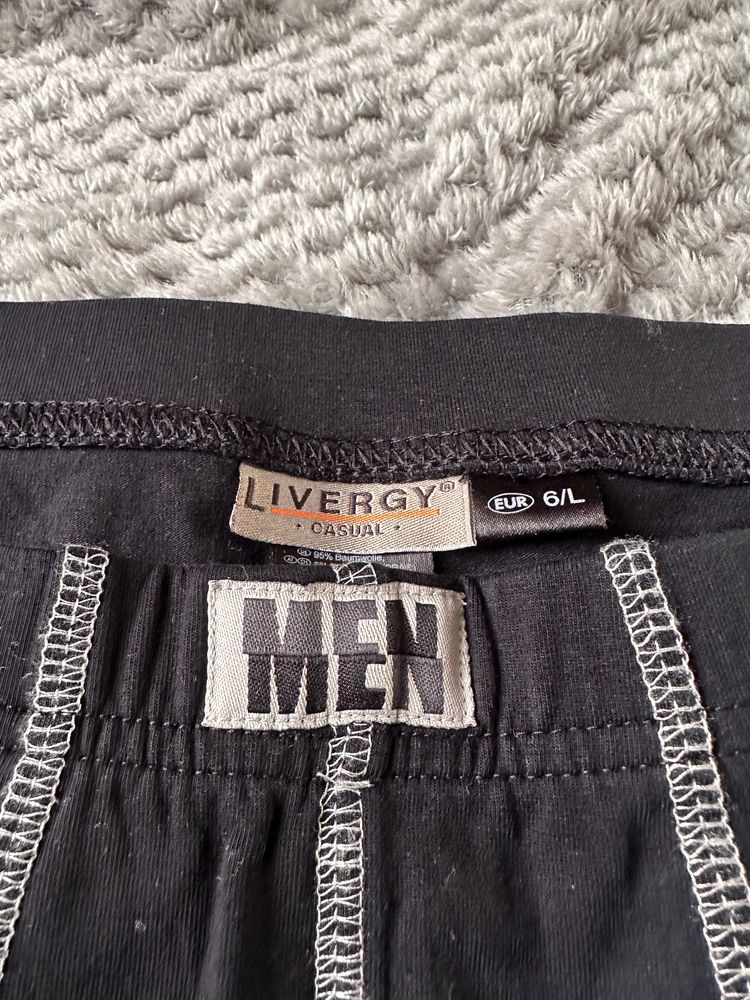 Bokserki męskie czarne L Livergy 34cm
