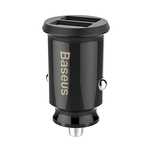 Mini ładowarka Baseus Grain Car Charger CCALL-ML01 samochodowa 2x USB-