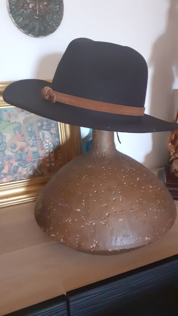 Chapéu Estilo Indiana Jones preto novo
