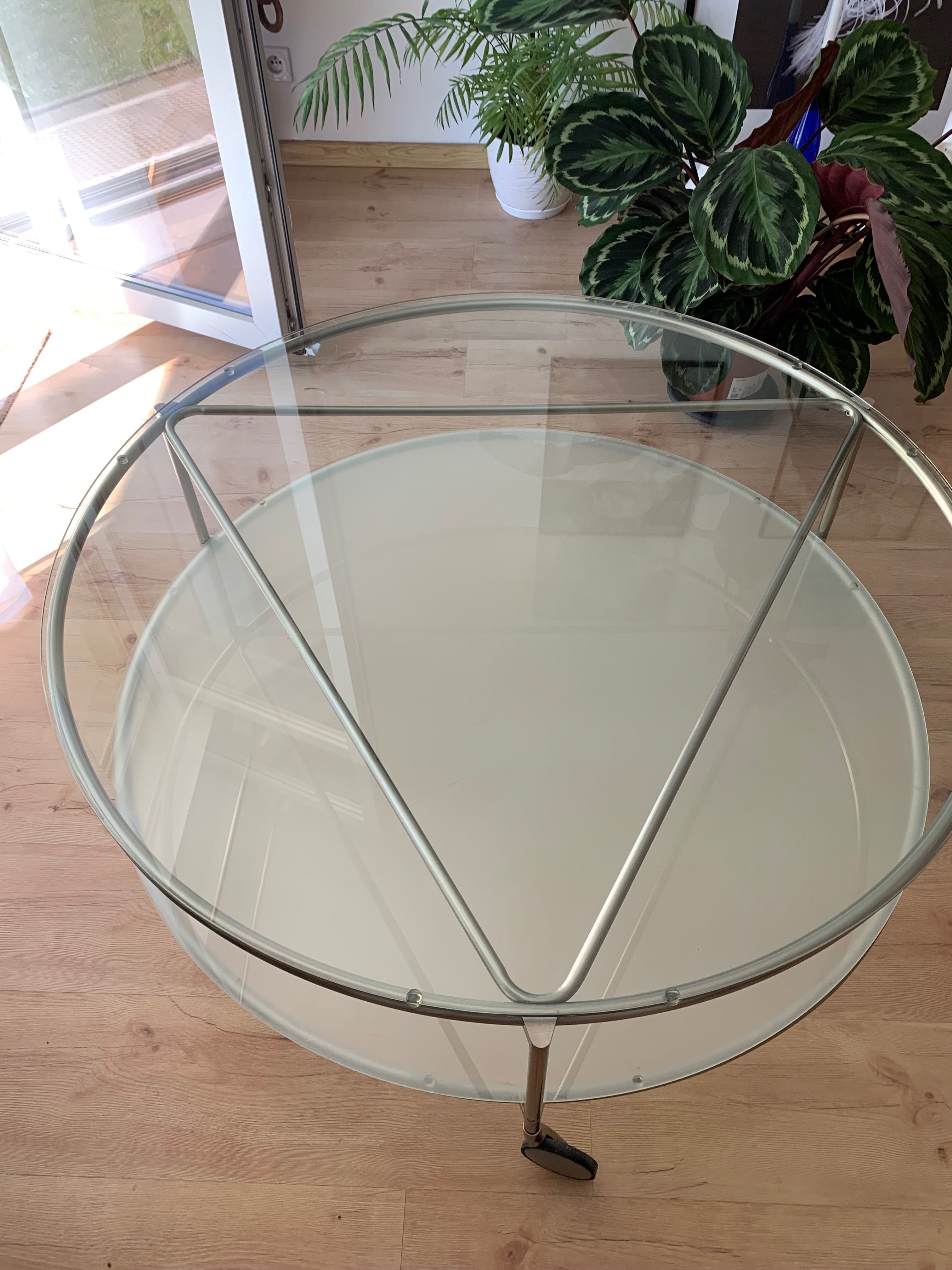 Stolik kawowy szklany  średnica 100 cm