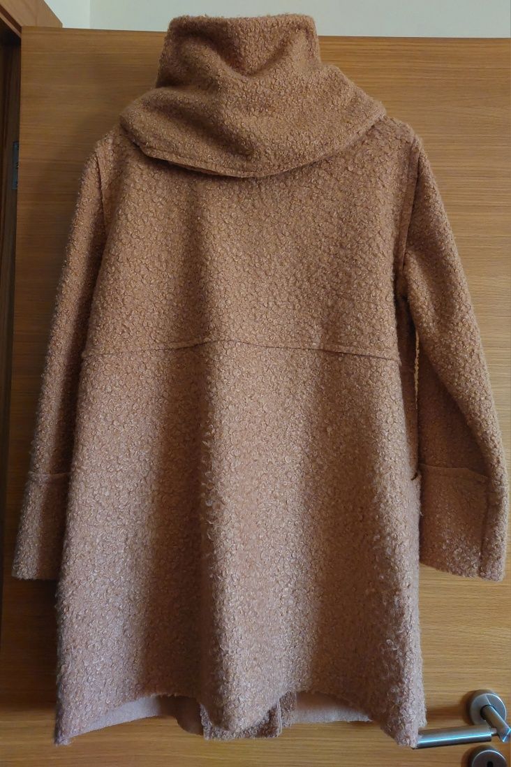 Casaco Lã Bege,  L-XL