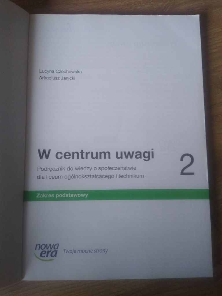 W centrum uwagi klasa 2 podręcznik