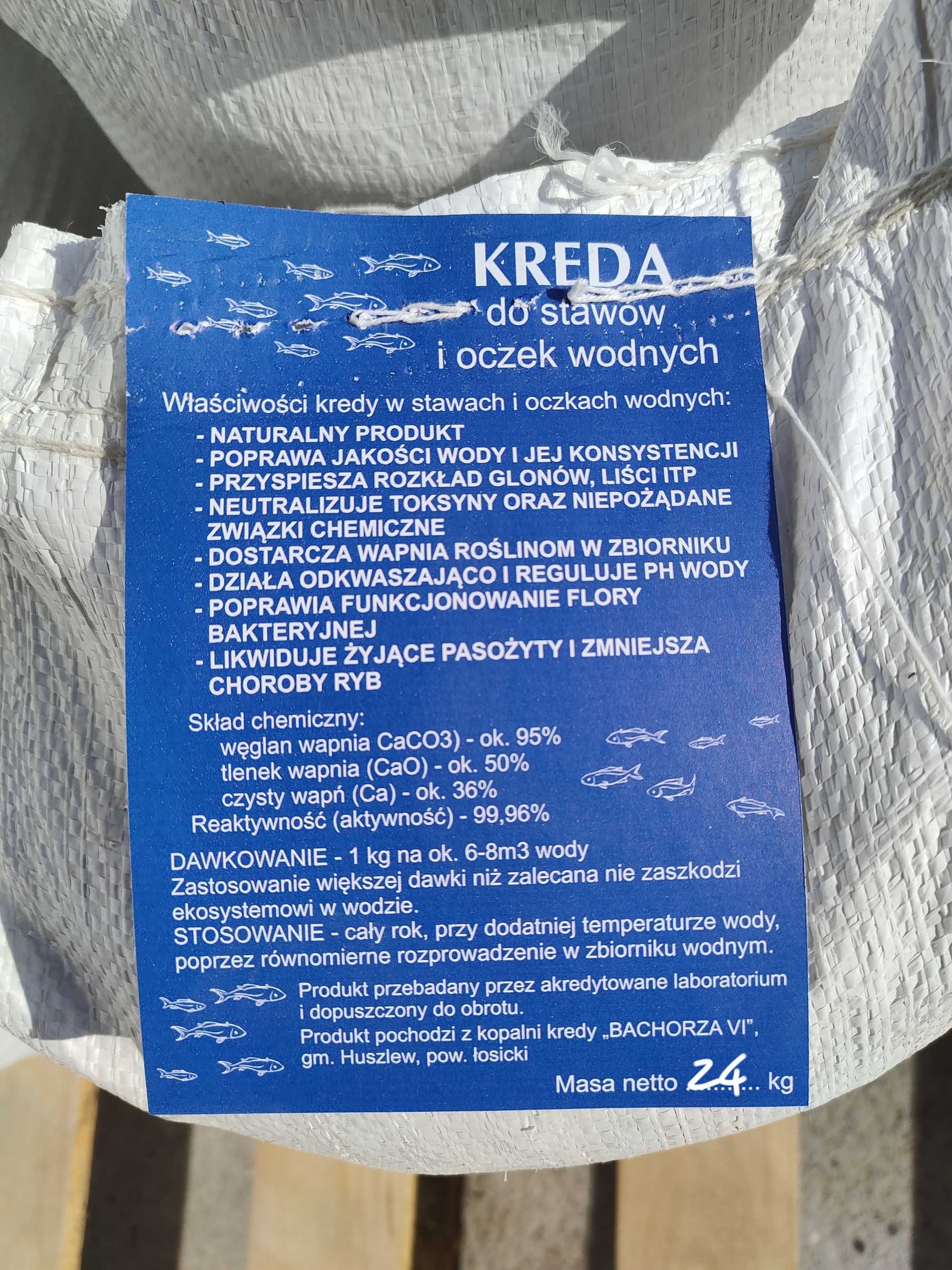 Kreda do stawu i oczka wodnego- 24kg