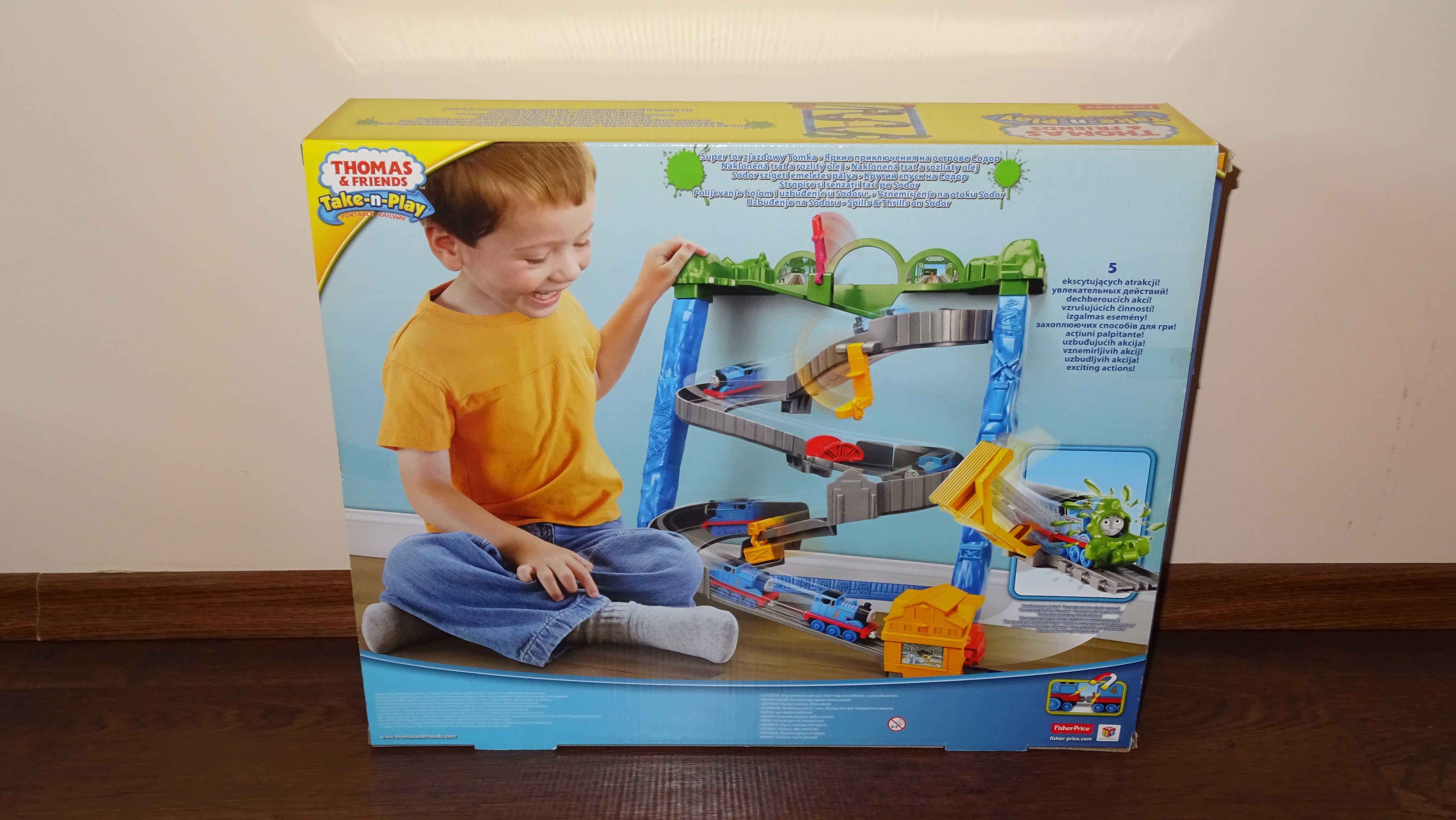 Tomek i Przyjaciele Take-n-Play Super Tor Zjazdowy Tomka BCX21