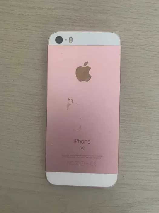 iPhone SE rosa (+ capa de silicone)