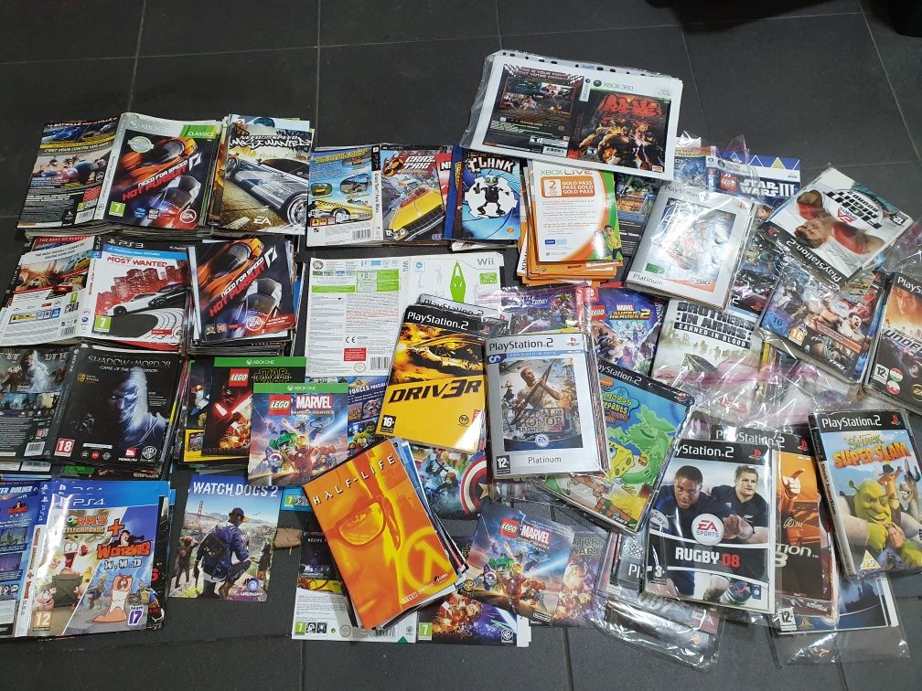 Gra gry psx ps2 ps3 ps4 xbox one okładki ok 2000szt od kolekcjonera