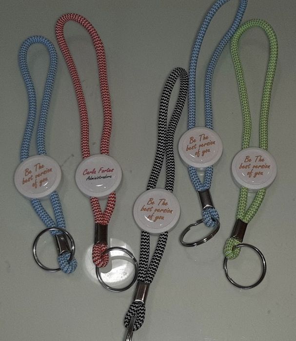 Porta chaves personalizados várias cores disponíveis