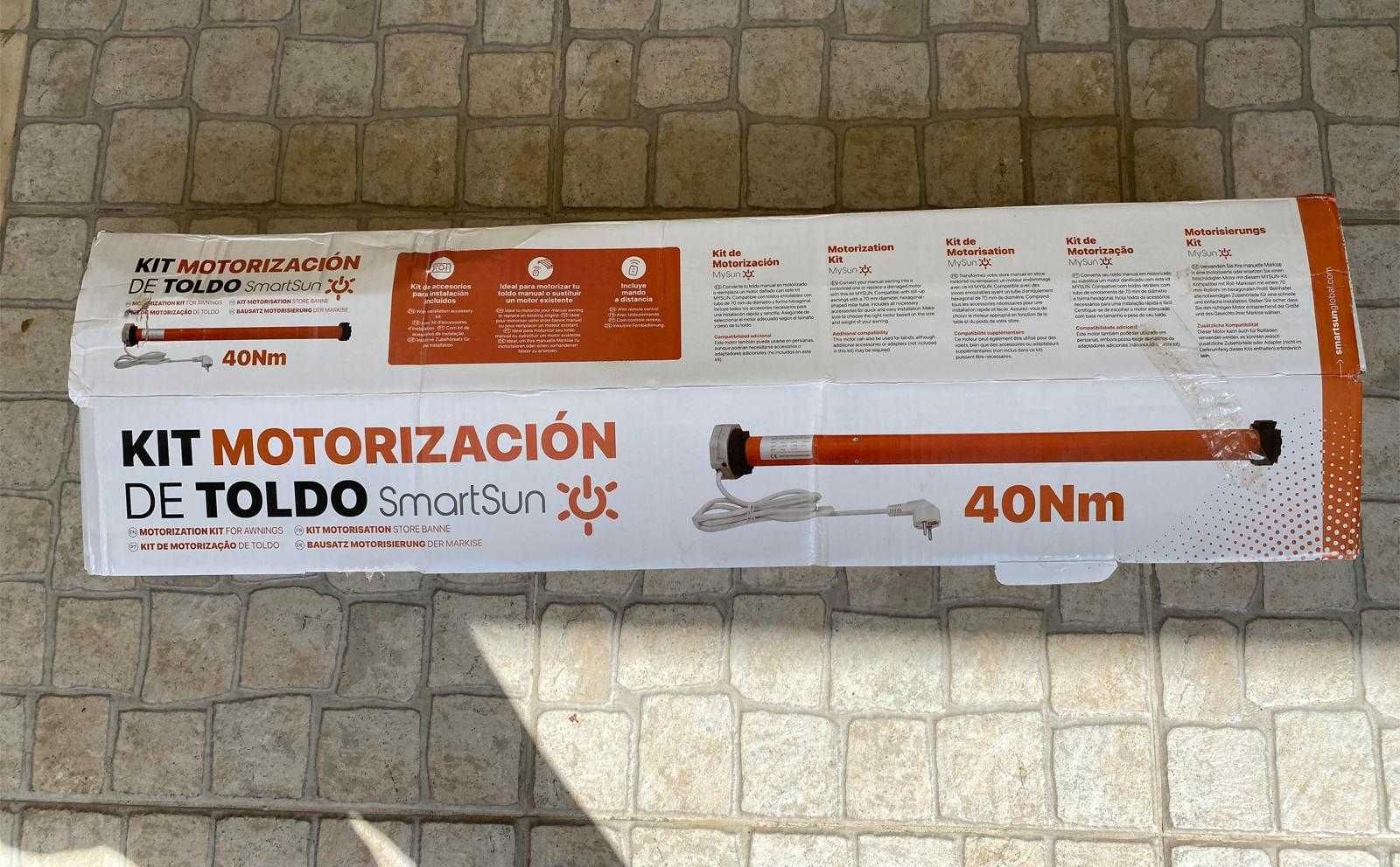 Kit de Motorização para Toldo (Embalado e Nunca Usado)
