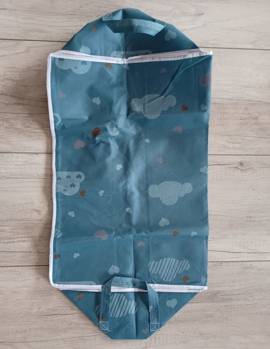 Pokrowiec organizer na pościel ubrania itp. duży  nowy