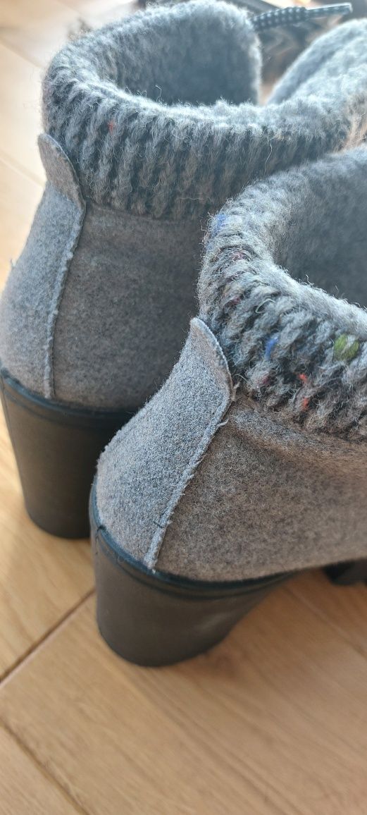 Ciepłe botki Altercore - jak nowe! rozm. 39