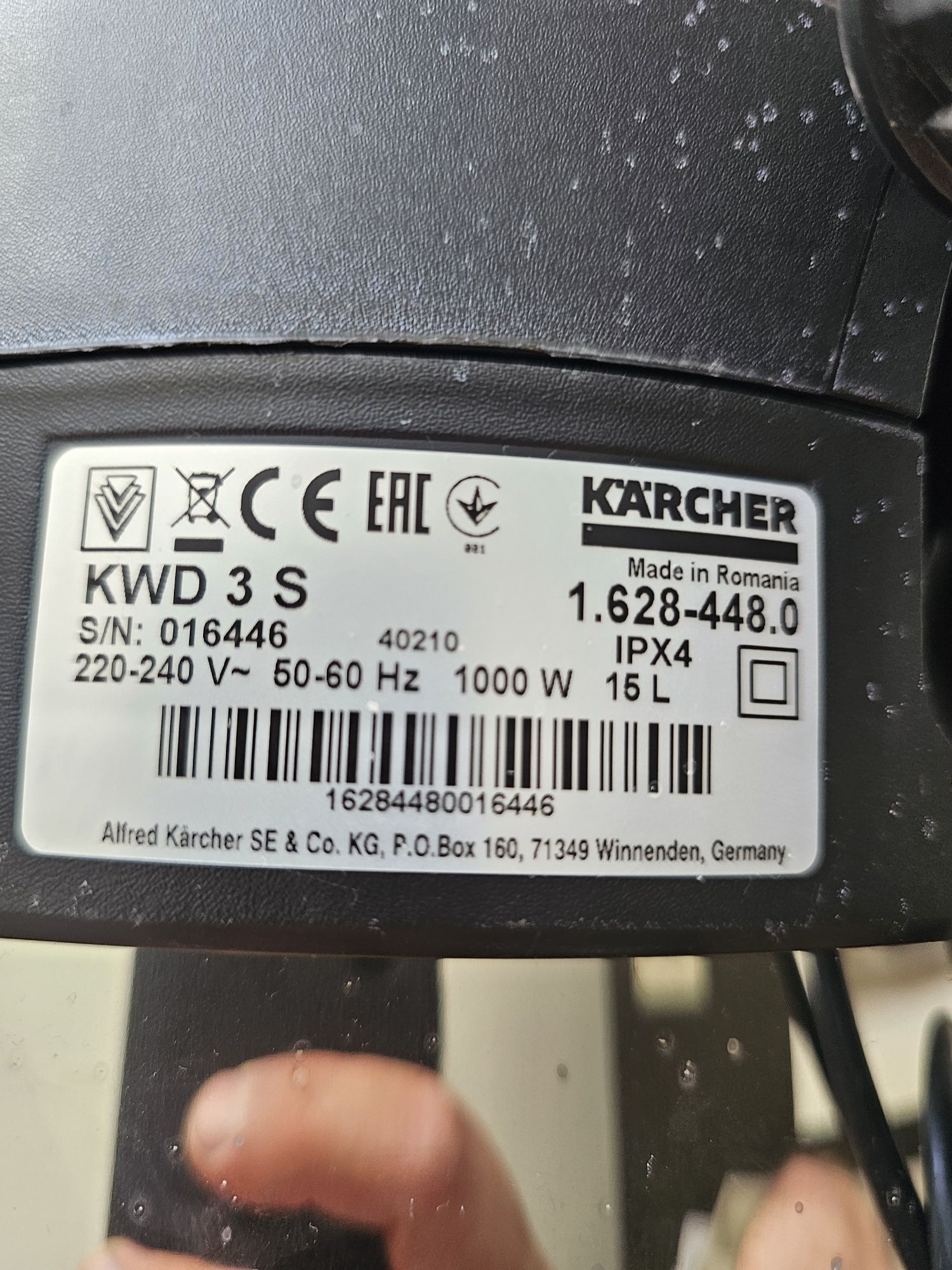 Odkurzać Karcher WD3 S