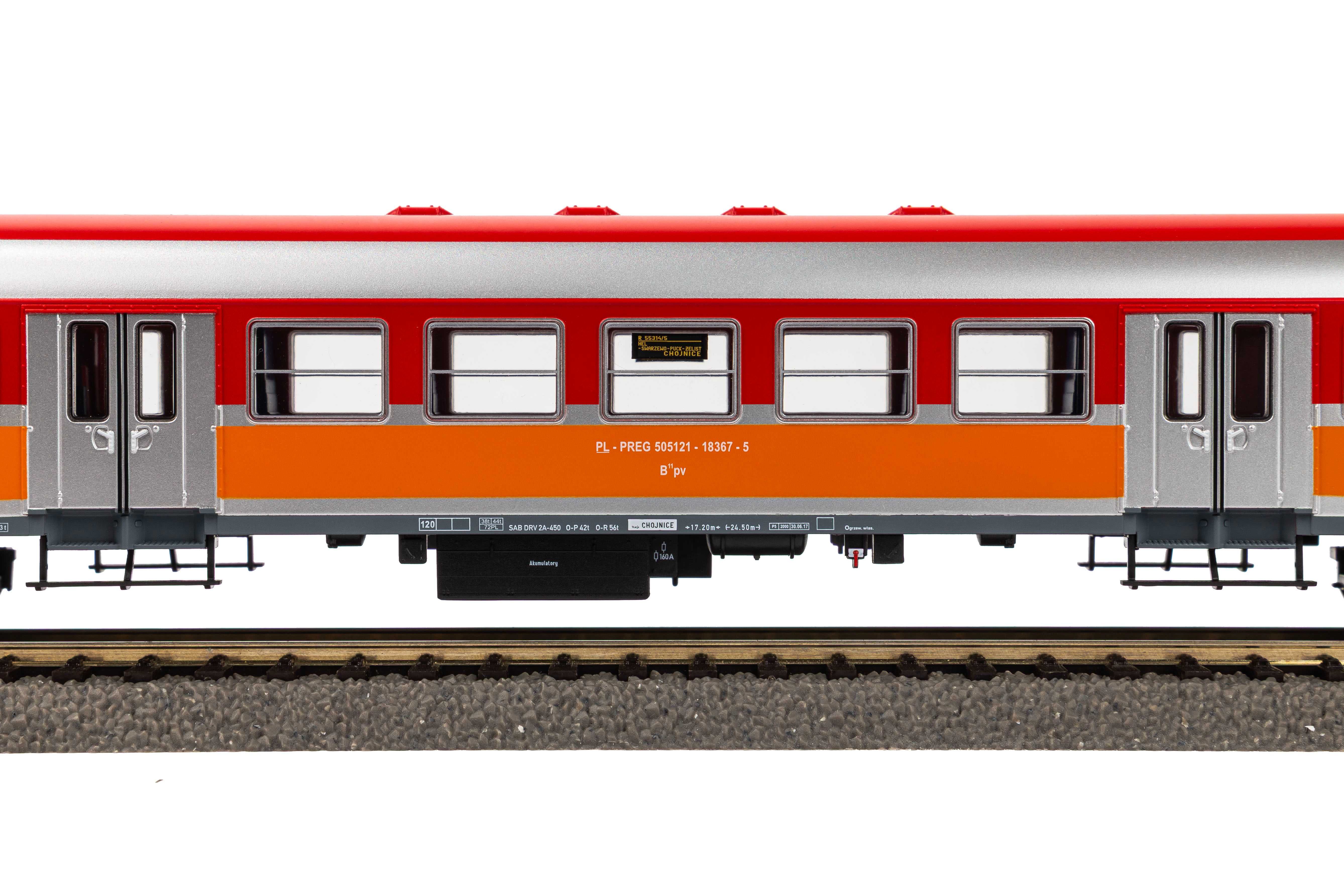 PIKO H0 (96665) - Wagon osobowy 120A Polregio Ep. VI