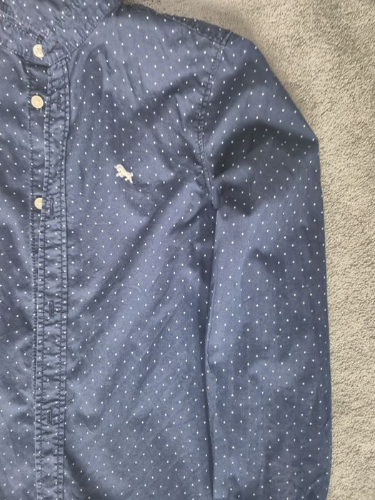 Koszula granatowa h&m 140