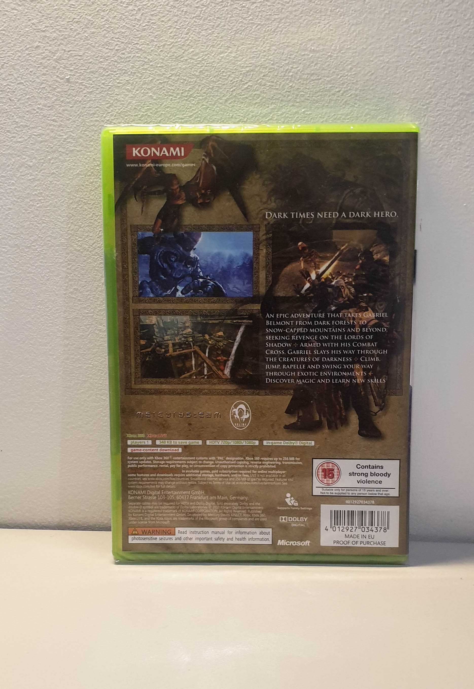 Gra Castlevania Lords of Shadow xbox 360 NOWA w folii
