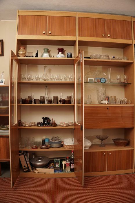 Meblościanka PRL Vintage, typ „ŁÓDŹ” („NOWA ŁÓDŹ”)