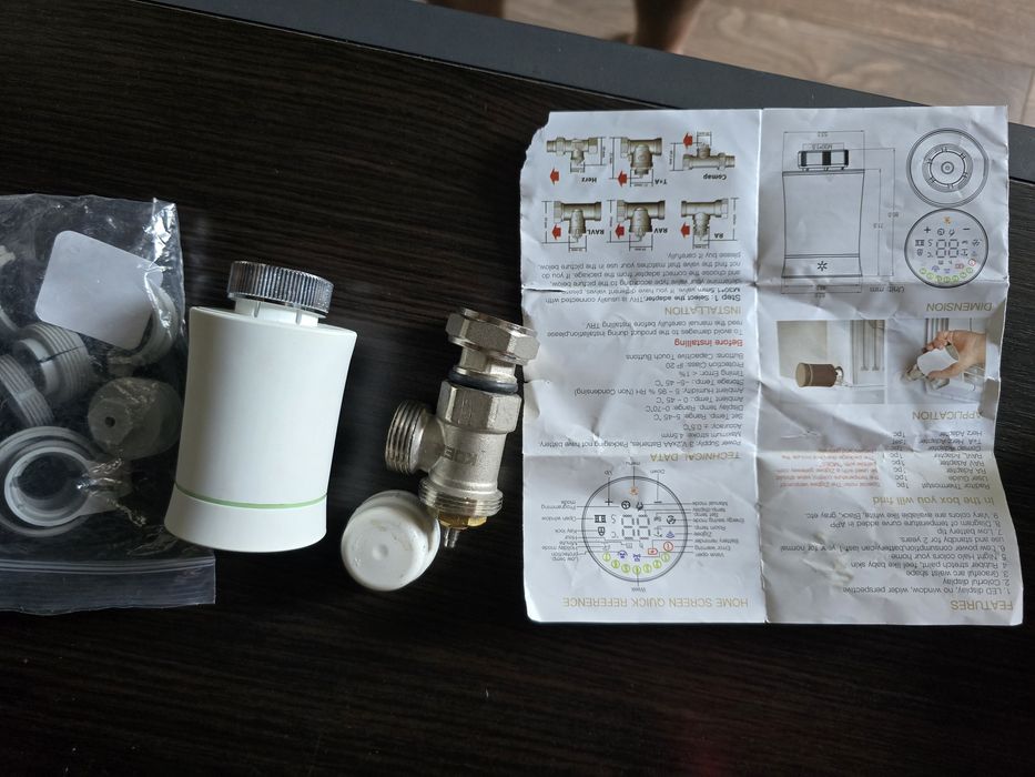 Термоголовка zigbee, з клапаном в подарунок