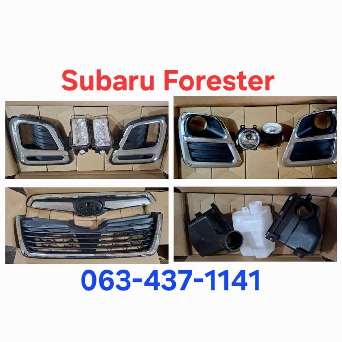 Решітка радіатора Subaru Forester 19-21 91121SJ140 накладка 91121SJ100