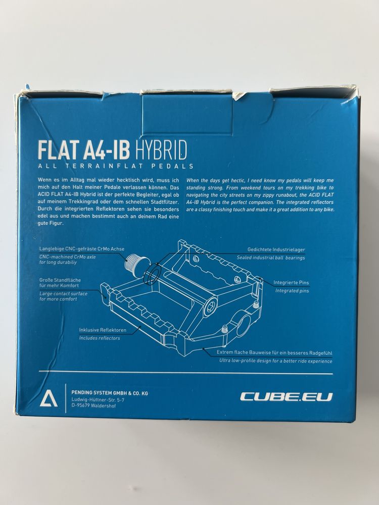 Pedały Cube Acid FLAT A4-IB Hybrid