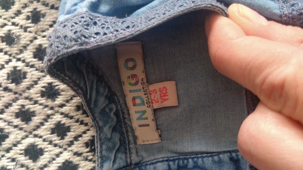 Sukienka niebieska M&S 98