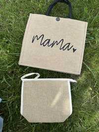 Mama torba z kosmetyczka nowa dzien matki shopper bag