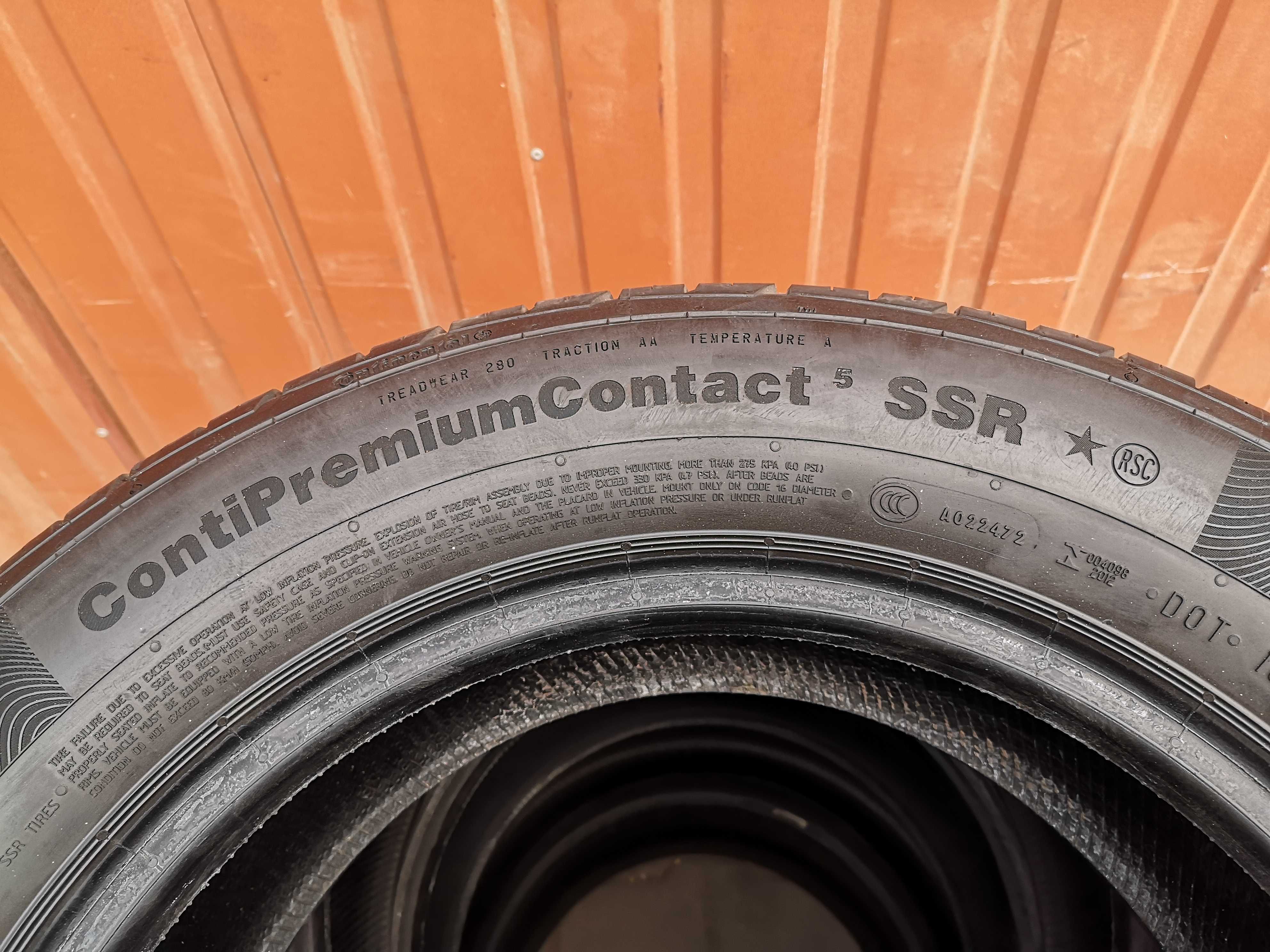 205/60 R16 96V XL - Continental C. P. C. 5 SSR* RSC (3 szt) Bez Napraw