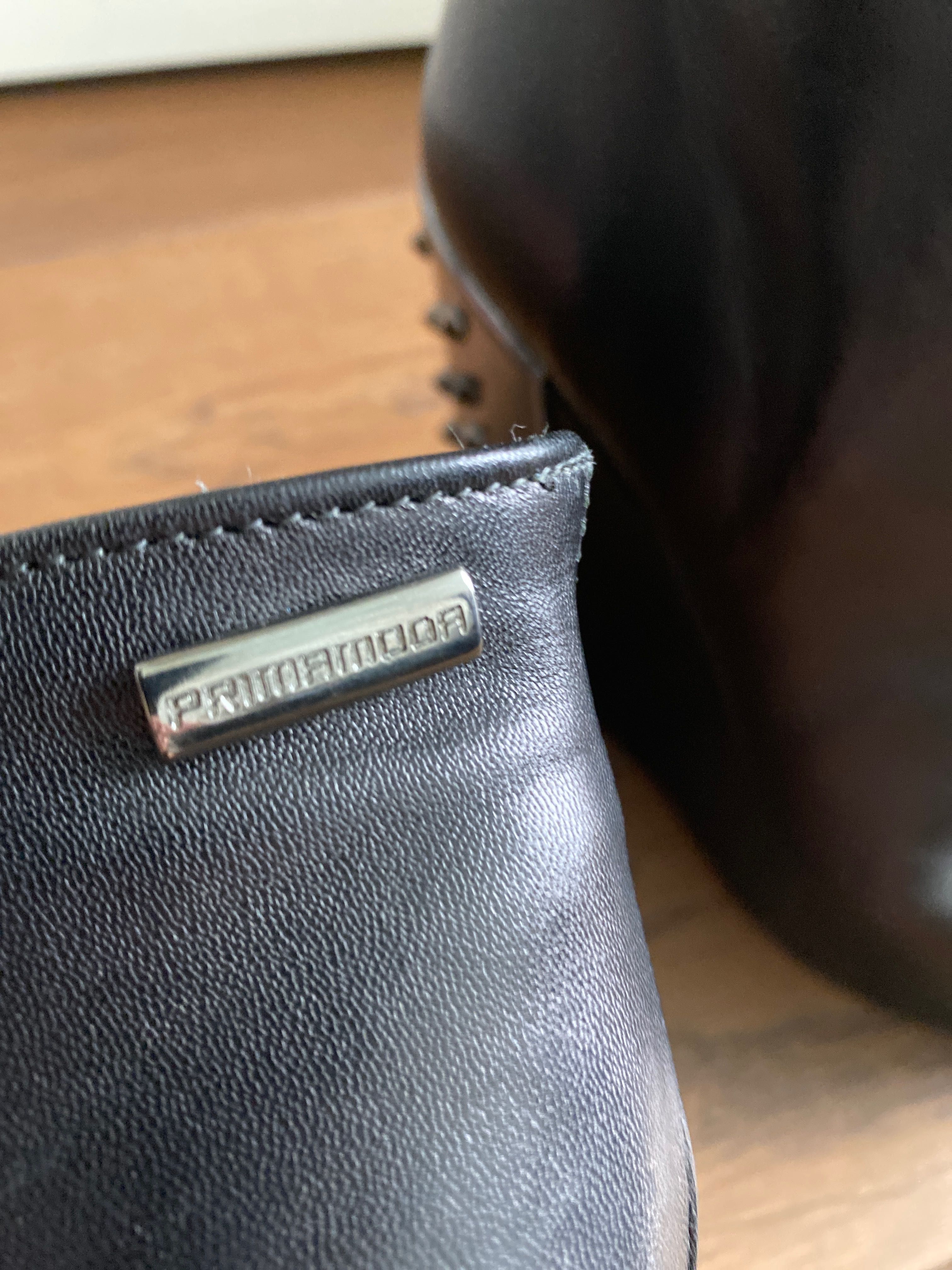 Skórzane rockowe botki Prima Moda