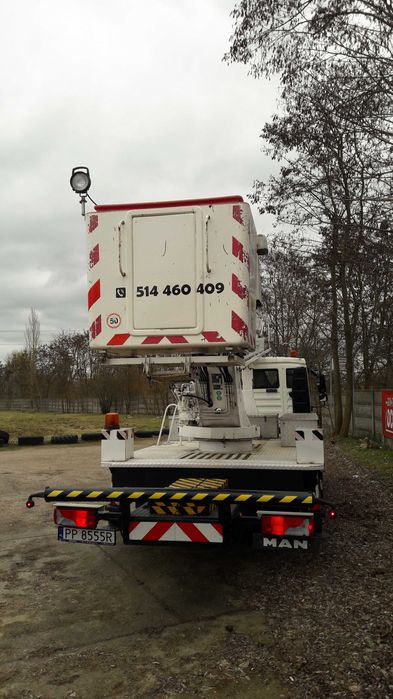 Usługi podnośnikiem koszowym wysokość 18 metrów Piła i okolice.