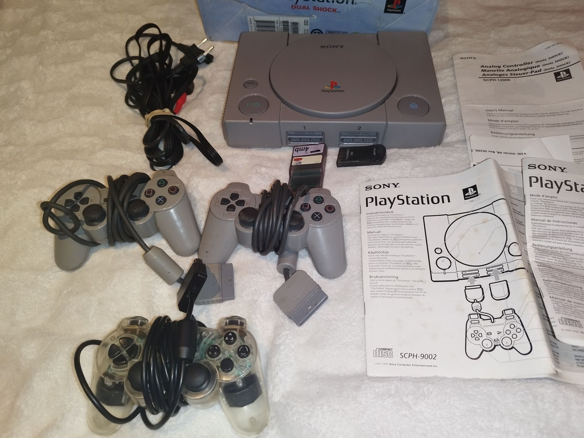 PlayStation 1 SCPH-9002 zestaw