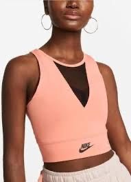 Nike crop dance tank нова