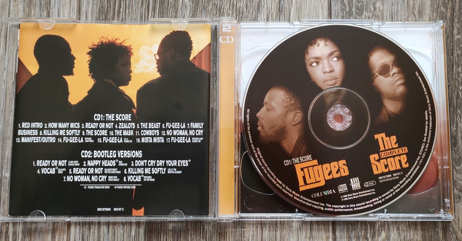 Hip-hop.2 CD.Fugees"The complete Score"