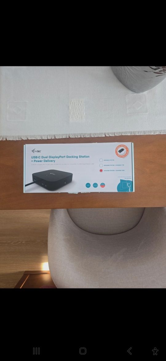 i-tec USB-C dual DisplayPort Docking Station + Power Delivery