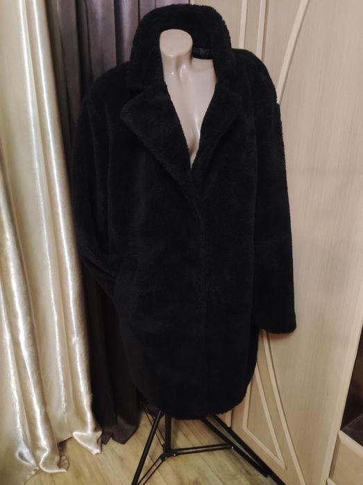 Шубка Тедди новая чёрная лёгкая шубка  размер ХЛ