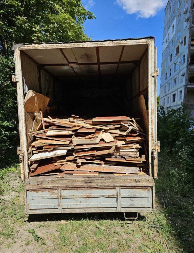 Вывоз квартирного хлама строительного мусора Вывоз бытового Хлама