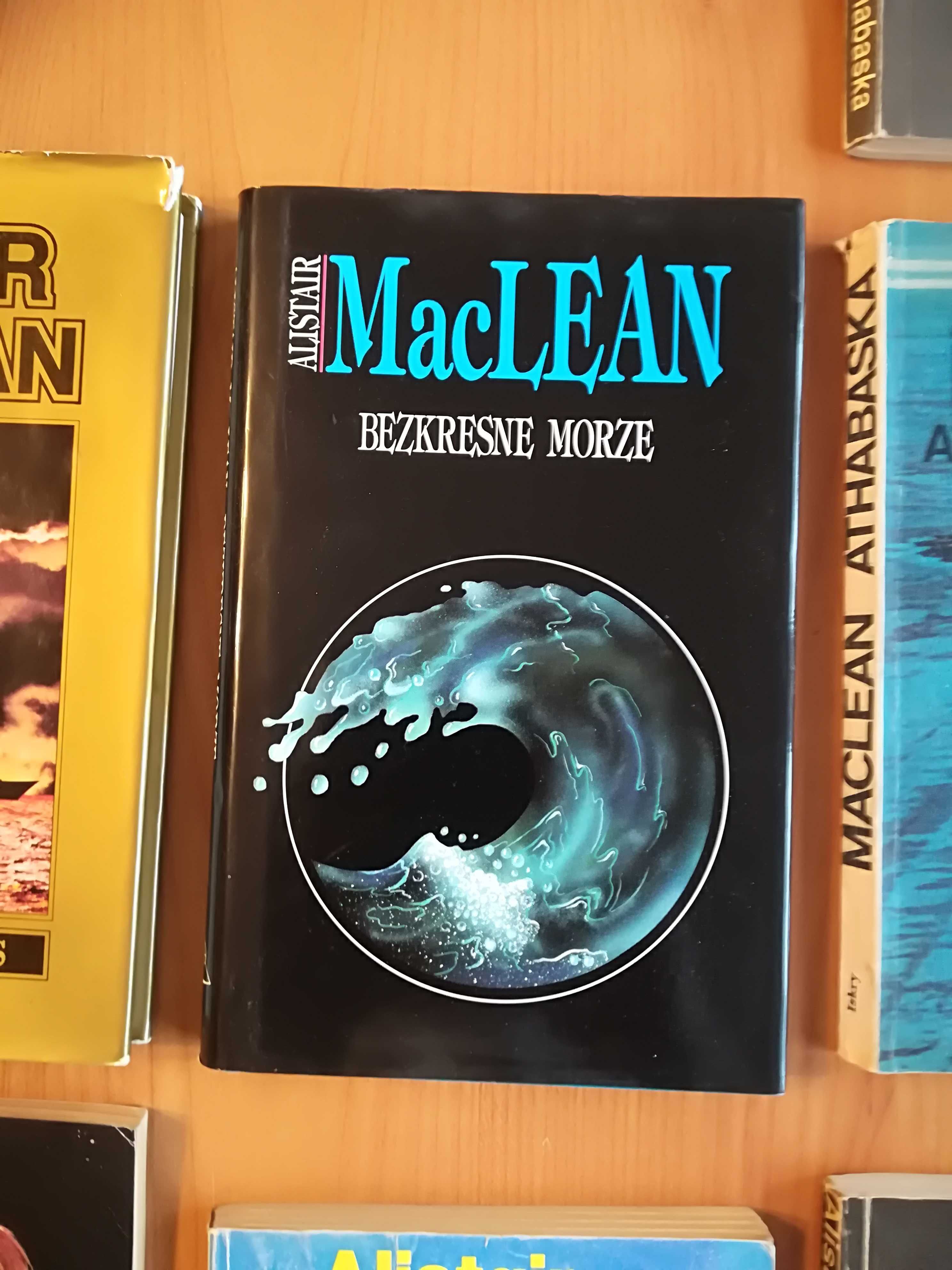 Alister MacLean książki sensacyjne zestaw 13 sztuk